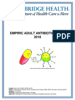 LifeBridge Health Empiric Antibiotic Guide 2018