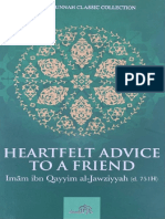 Heartfelt Advice to a Friend Ibn Al Qayyim(1)