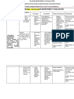 Matriz de Planificacion Monitoreo y Evaluacion