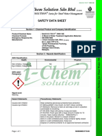 I-Chem Solution SDN BHD: Bmsolution Safety Data Sheet