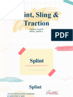 Splint Sling and Traction