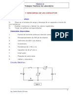 Carga y Descarga de Un Capacitor