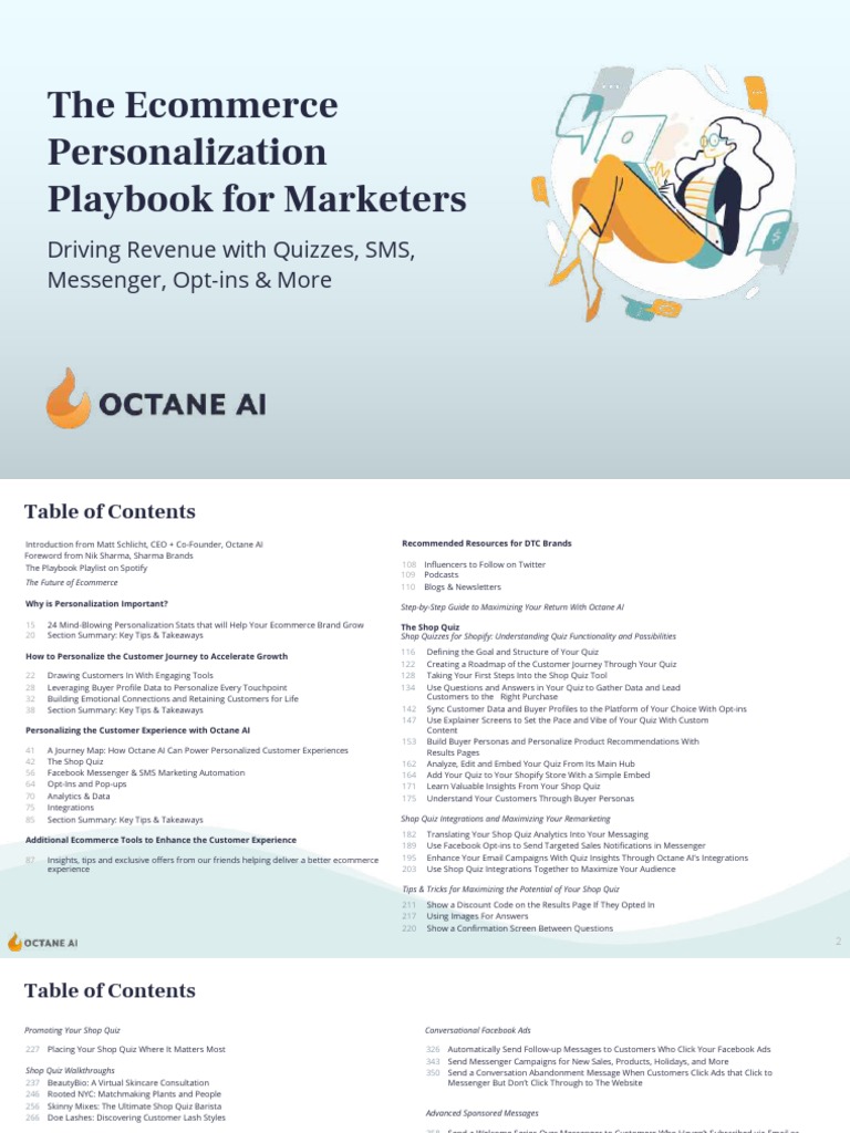 Ecommerce Personalization Playbook | PDF | E Commerce | Brand