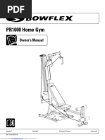 PR1000 Home Gym: Owner's Manual