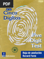 Test D2-R: Manual y Adaptación Española | PDF