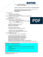 Safety Data Sheet This Safety Data Sheet Is Provided in Compliance With The EC Directive 1907/2006-453/2010