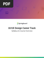 UI/UX Design Career Track: Syllabus & Course Overview