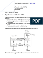 Lecture 25: File Transfer Protocol, FTP Objectives