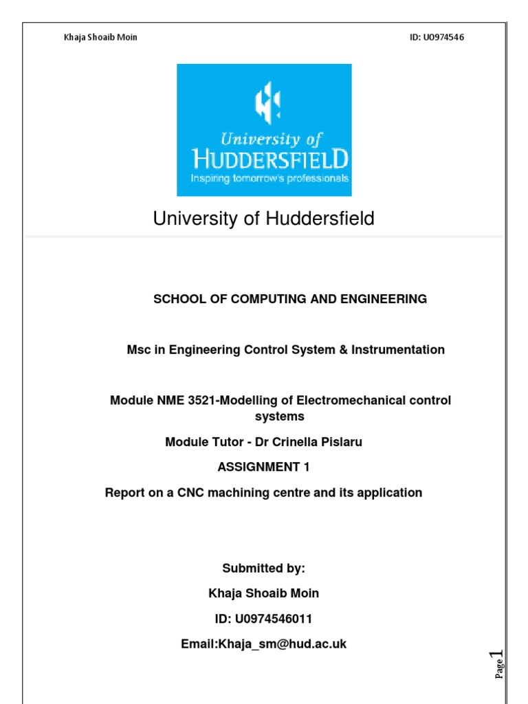 CNC Machine Report PDF Numerical Control Machining