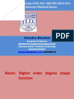 Finite Element Method-Beam: Computer Aided Design (EME-306 /) - B.Tech