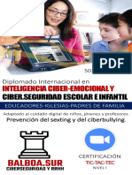 Diplomado en Ciberseguridad Escolar e Infantil Julio 2021