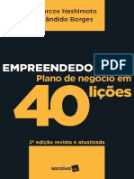 Empreendedorismo - Plano de Negocios em 40 Licoes - 2ed - Marcos Hashimoto & Candido Borges