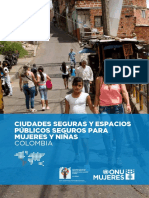 Ciudades Seguras y Espacios Públicos Seguros para Mujeres y Niñas Colombia