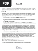 Yardi Voyager Quick Reference Guide | PDF | Lease | Receipt