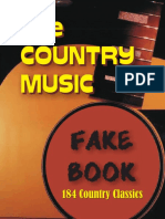 Country Music Fake Book