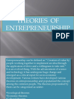 Theory Entreprenuership