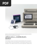 Apple Lisa 1 - Papercraft Design: October 19, 2019