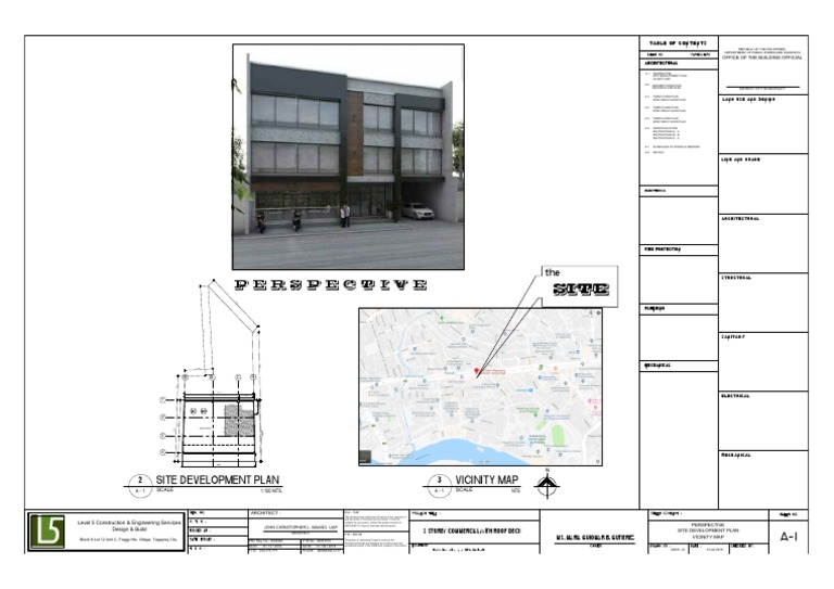 Location Plan And Vicinity Map Perspective: Site Development Plan Vicinity Map | Pdf | Real Estate Law |  Design