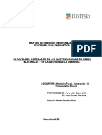 El papel del agregador de demanda en la gestión de la flexibilidad y las redes eléctricas inteligentes