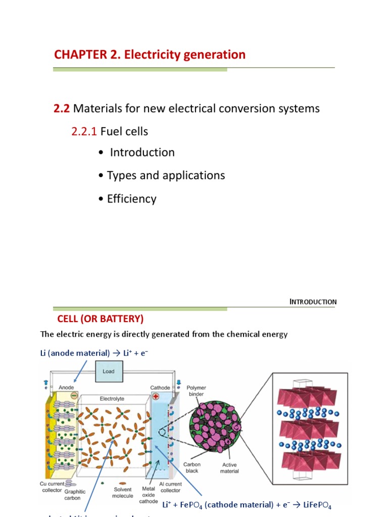 CHAPTER 2. Electricity Generation PDF Fuel Cell Electrochemistry