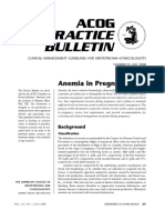 Acog Practice Bulletin No 95 Anemia in Pregnancy 2008