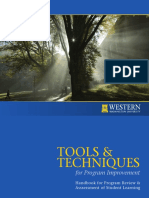 Tools and Techniques For Program Improvement