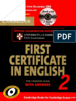 Cambridge First Certificate in English 2 For Updated Exam (With Answers) PDF
