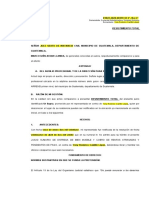 Desistimiento total juicio sumario cobro rentas