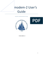 Micromodem-2 User's Guide: Acoustic Communications Group