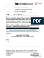 FORMULARIO - SERVICIO ARCHIVISTICO - 2021