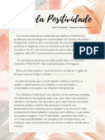 Teste Positividade 3:1 livro Psicóloga Barbara Fredrickson