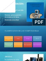 Clasificacion de Las Computadoras