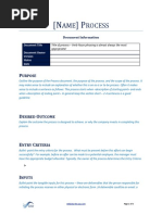 Business Process Template