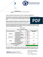 Informe de Auditoria C. Externa Diciembre 2020