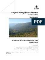 Umgeni Valley Management Plan March2018 - FINAL - Lowres