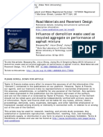 Influence of Demolition Waste Used As Recycled Aggregate On Performance of Asphalt Mixture (2013)