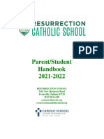 Resurrection School Handbook 2021 2022