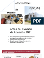 Examen de Admisión 2021