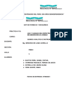 Informe 10 Quimica Analitica