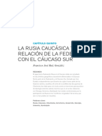 La Rusia Caucásica Y La Relación de La Federación Con El Cáucaso Sur