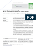 Tractor Energy Requirements in Disc Harr