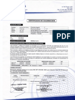 Certificado de Calibración Topcon Os-105