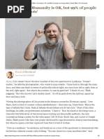 Slavoj Žižek: 'Humanity Is OK, But 99% of People Are Boring Idiots'