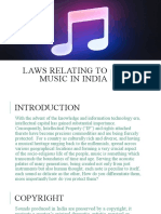 Laws Relating To Music in India