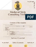 Medieval Style Consulting Toolkit by Slidesgo
