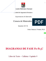 Ciencia de Materiales I - Diagramas de Fase Fe-Fe3C