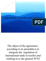 Agreement On Textiles and Clothing