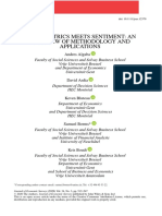 Algaba Et Al (2020) - Econometrics Meets Sentiment. An Overview of Methodology and Applications