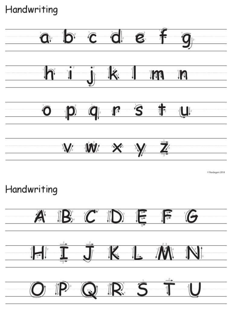 8 Handwriting COMBINED | PDF