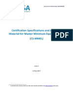Certification Specifications and Guidance Material For Master Minimum Equipment List (CS-MMEL)